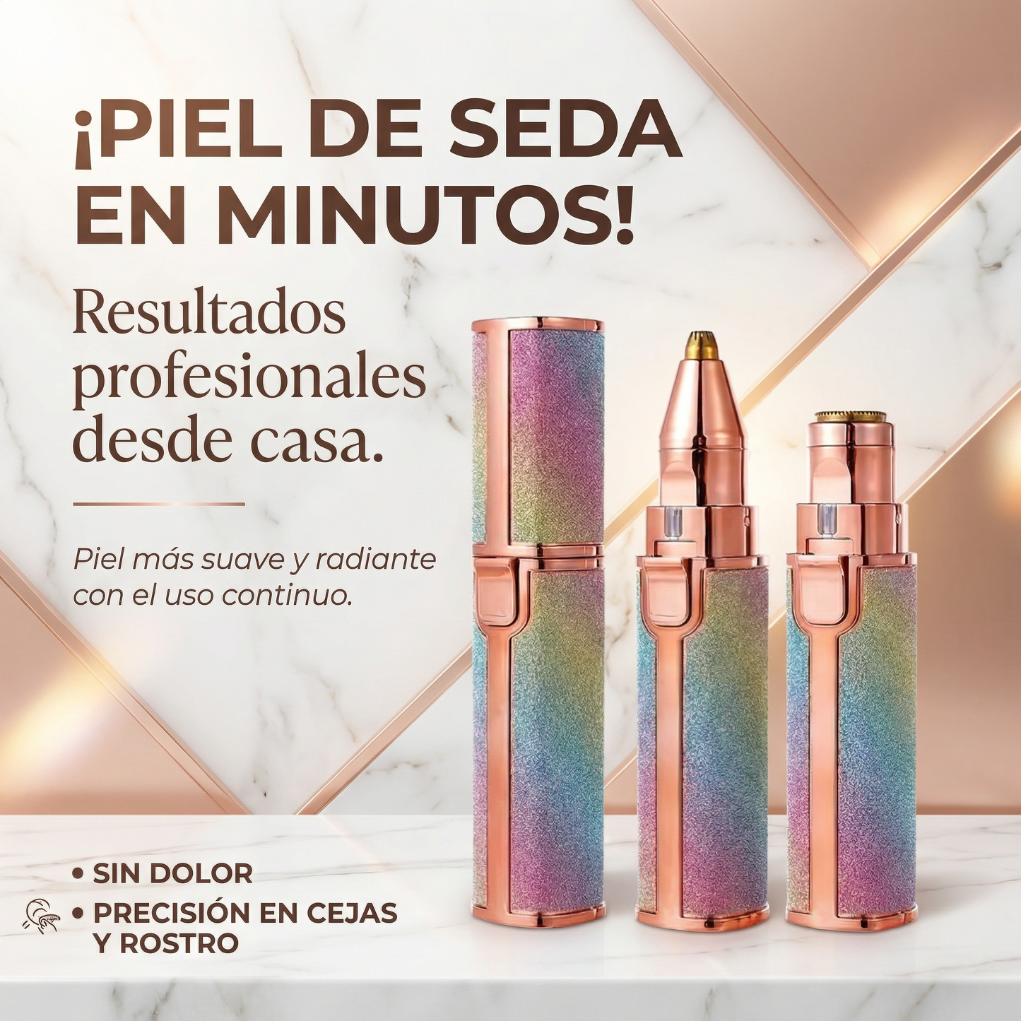 HairFree Glow™ - Depilador de Vello Facial