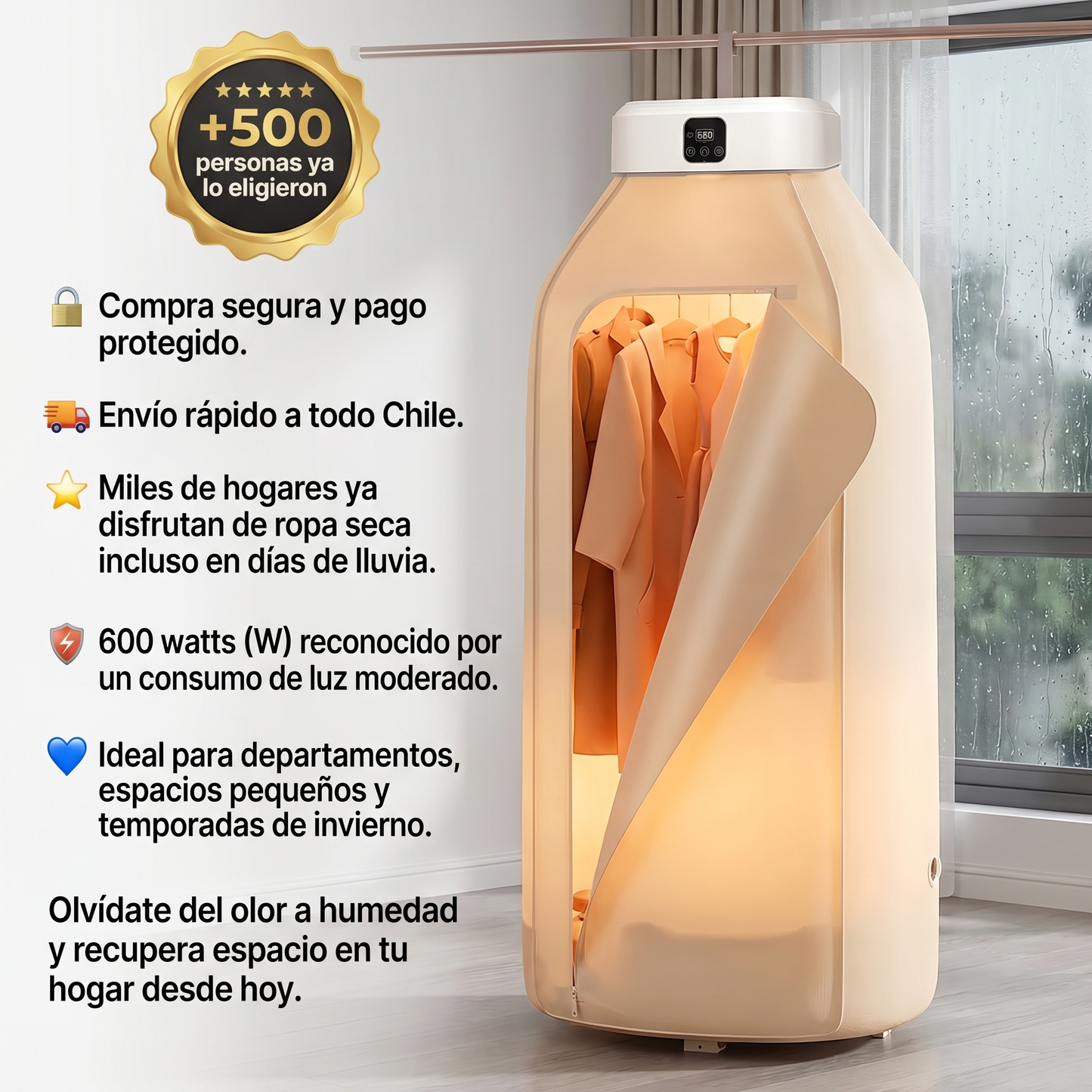 DryGo™ - Secadora Portátil